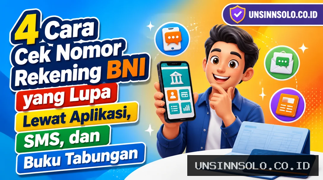4 Cara Cek Nomor Rekening BNI yang Lupa Lewat Aplikasi, SMS, dan Buku Tabungan