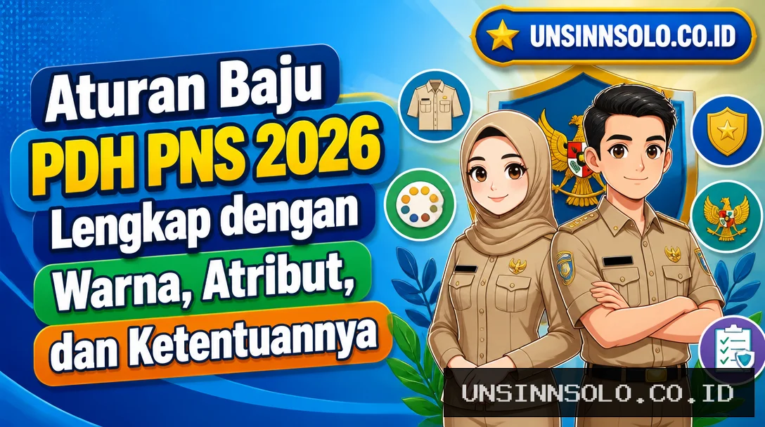 Aturan Baju PDH PNS 2026 Lengkap dengan Warna, Atribut, dan Ketentuannya