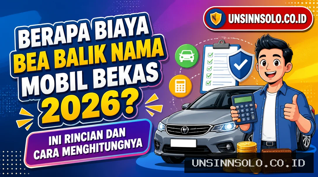 Berapa Biaya Bea Balik Nama Mobil Bekas 2026? Ini Rincian dan Cara Menghitungnya