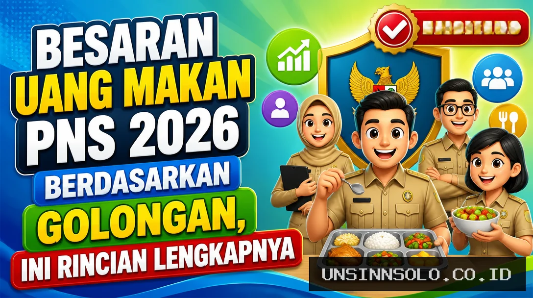 Besaran Uang Makan PNS 2026 Berdasarkan Golongan, Ini Rincian Lengkapnya