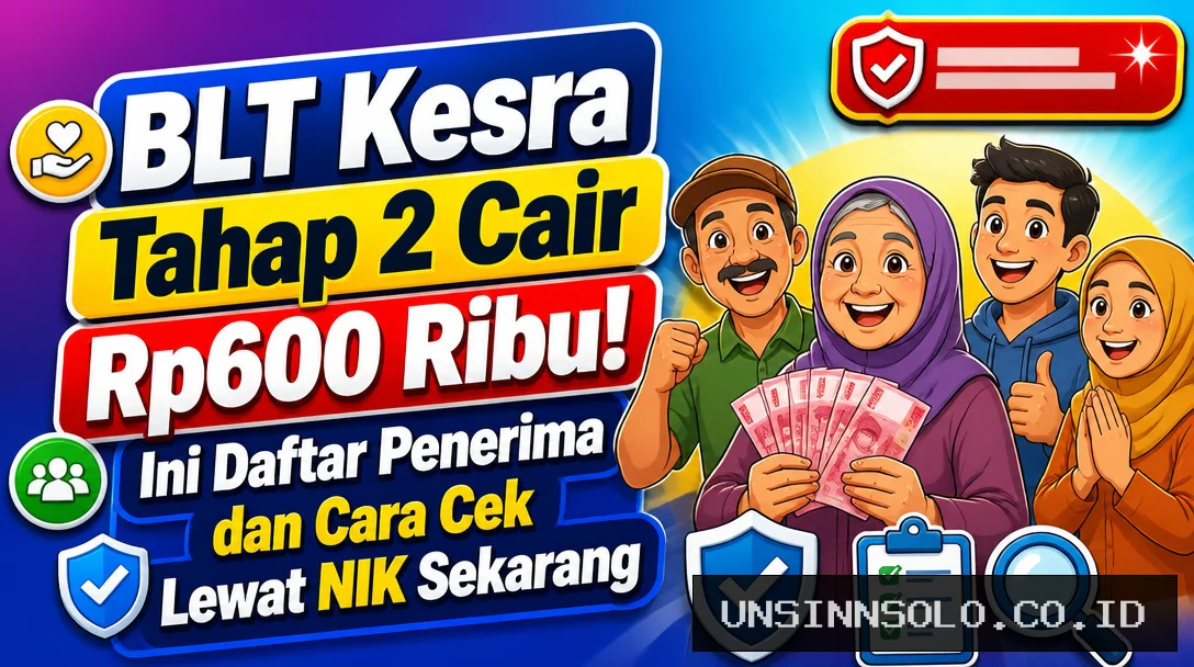 BLT Kesra Tahap 2 Cair Rp600 Ribu! Ini Daftar Penerima dan Cara Cek Lewat NIK Sekarang