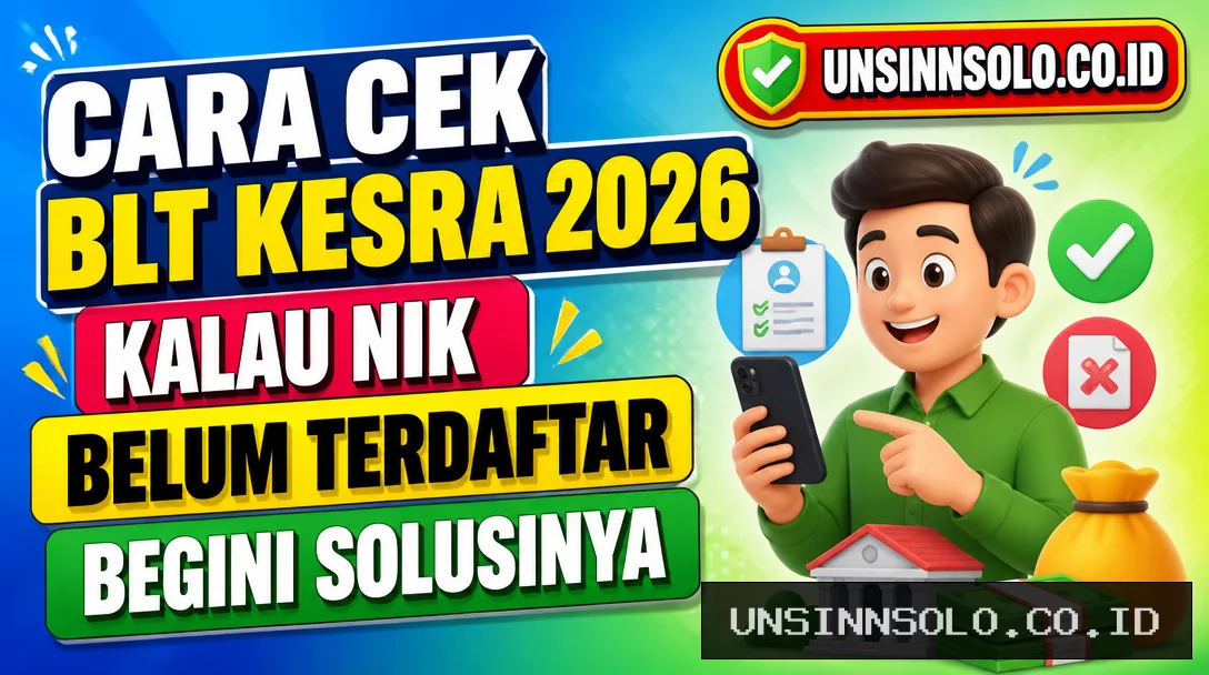 Cara Cek BLT Kesra 2026, Kalau NIK Belum Terdaftar Begini Solusinya