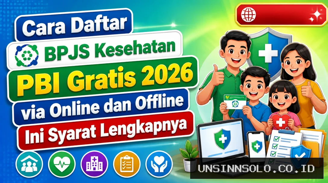 Cara Daftar BPJS Kesehatan PBI Gratis 2026 via Online dan Offline, Ini Syarat Lengkapnya