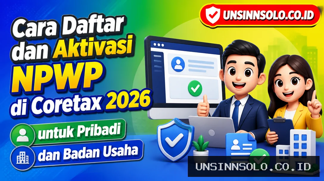 Cara Daftar dan Aktivasi NPWP di Coretax 2026 untuk Pribadi dan Badan Usaha