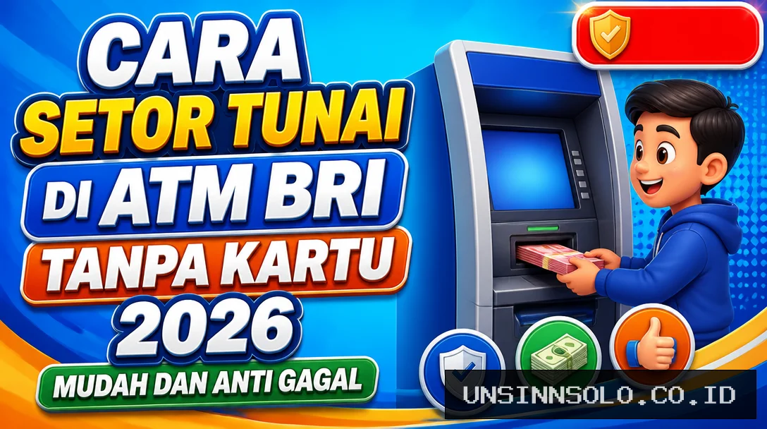 Cara Setor Tunai di ATM BRI Tanpa Kartu 2026, Mudah dan Anti Gagal