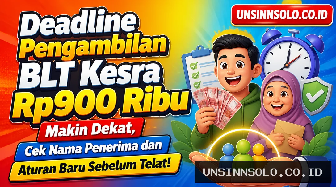 Deadline Pengambilan BLT Kesra Rp900 Ribu Makin Dekat, Cek Nama Penerima dan Aturan Baru Sebelum Telat!