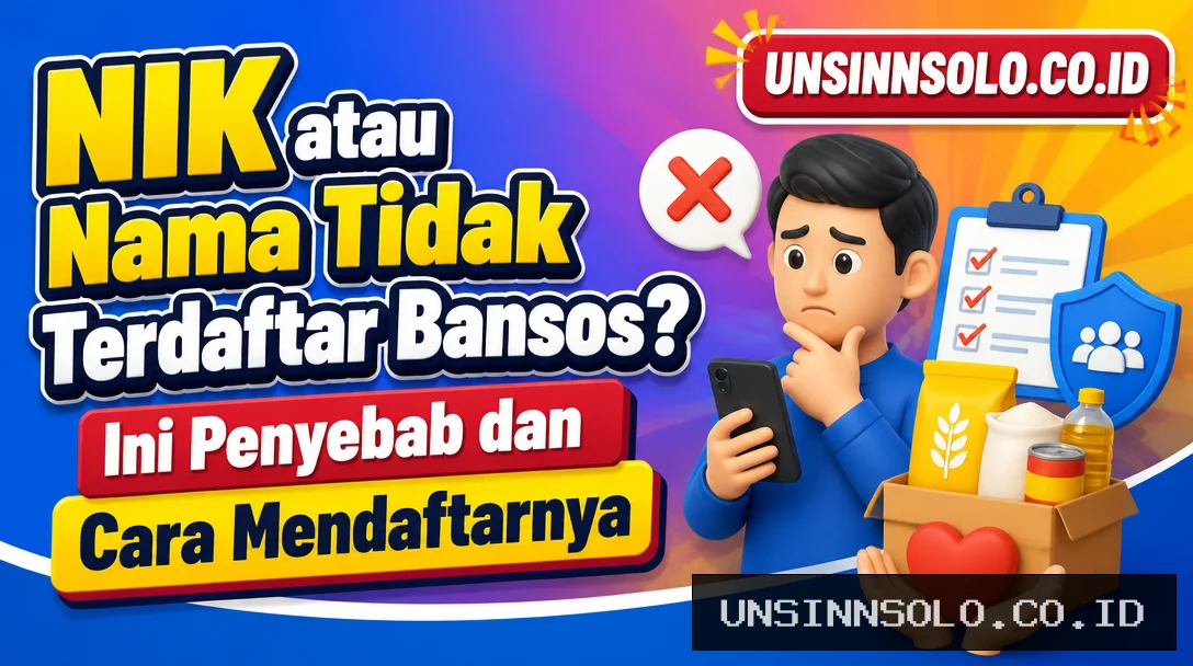 NIK atau Nama Tidak Terdaftar Bansos? Ini Penyebab dan Cara Mendaftarnya