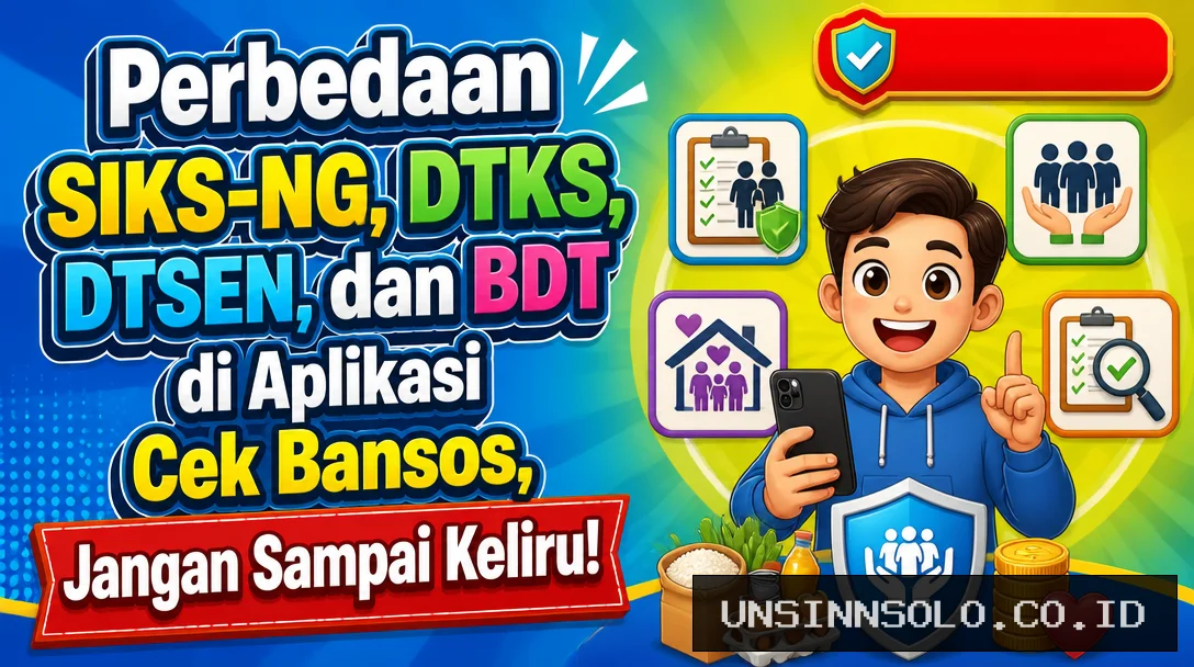 Perbedaan SIKS-NG, DTKS, DTSEN, dan BDT di Aplikasi Cek Bansos, Jangan Sampai Keliru!