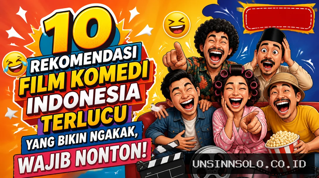 10 Rekomendasi Film Komedi Indonesia Terlucu yang Bikin Ngakak, Wajib Nonton!