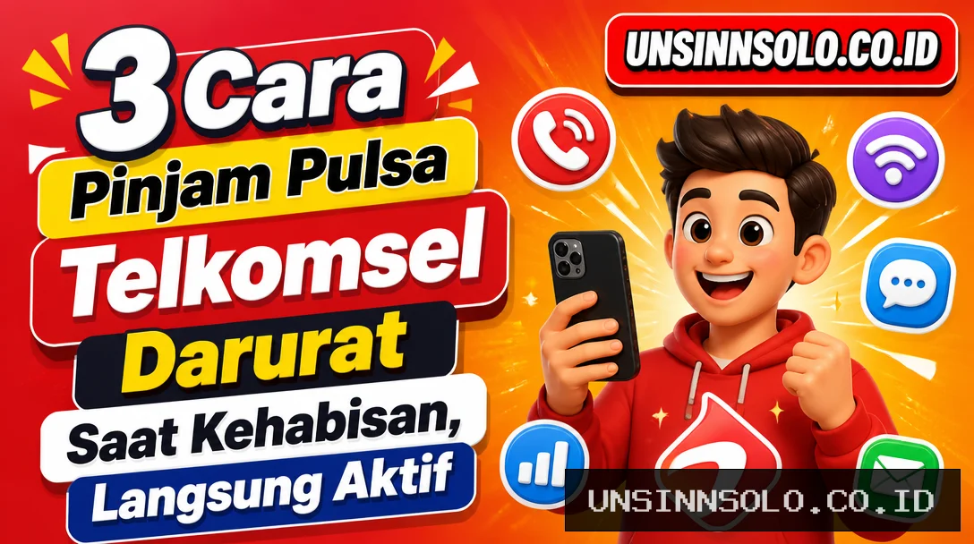 3 Cara Pinjam Pulsa Telkomsel Darurat Saat Kehabisan, Langsung Aktif