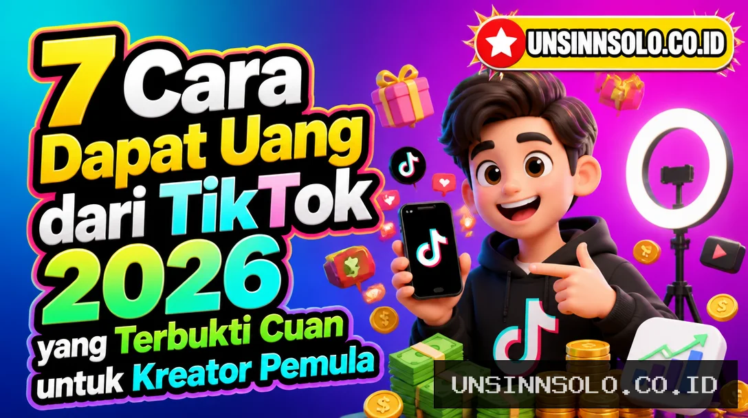 7 Cara Dapat Uang dari TikTok 2026 yang Terbukti Cuan untuk Kreator Pemula