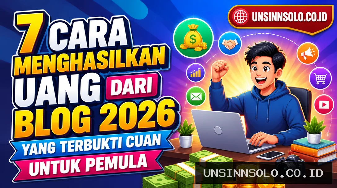 7 Cara Menghasilkan Uang dari Blog 2026 yang Terbukti Cuan untuk Pemula