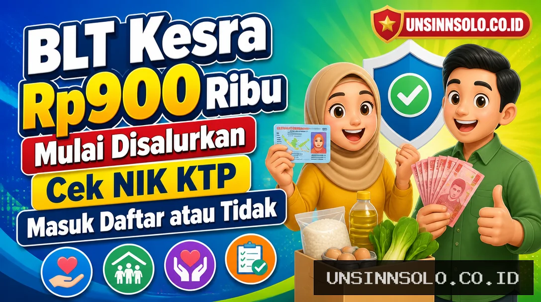 BLT Kesra Rp900 Ribu Mulai Disalurkan, Cek NIK KTP Masuk Daftar atau Tidak