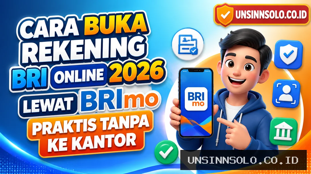 Cara Buka Rekening BRI Online 2026 Lewat BRImo, Praktis Tanpa ke Kantor