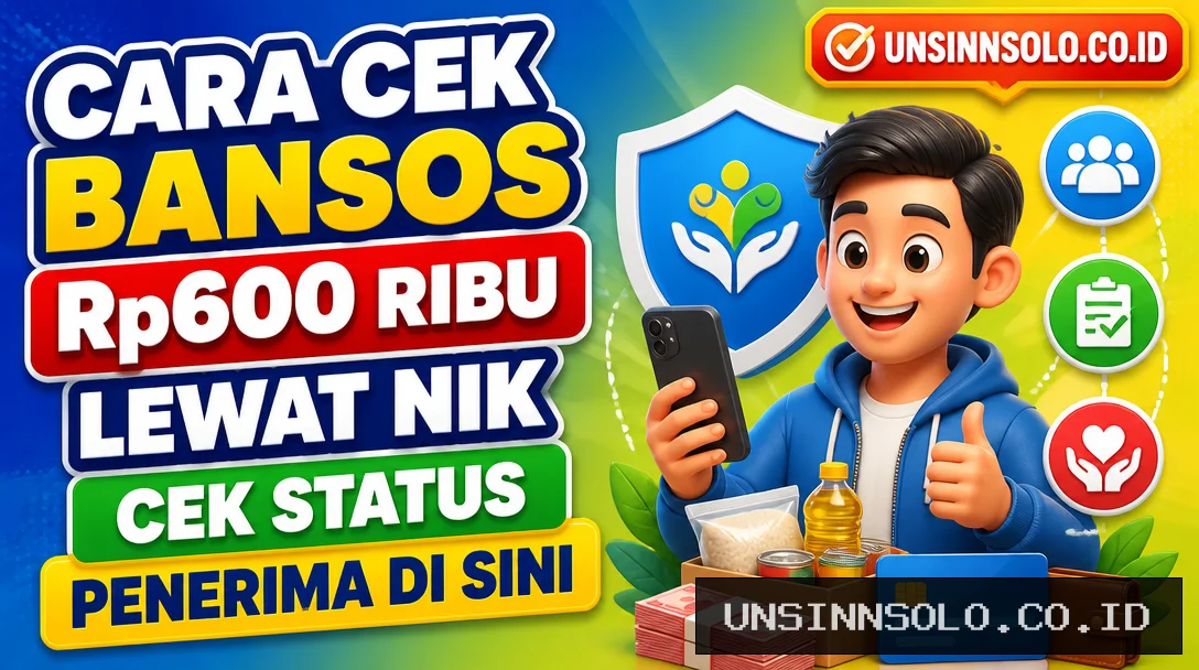 Cara Cek Bansos Rp600 Ribu Lewat NIK, Cek Status Penerima di Sini