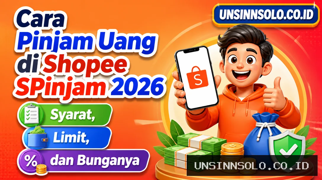 Cara Pinjam Uang di Shopee SPinjam 2026, Syarat, Limit, dan Bunganya