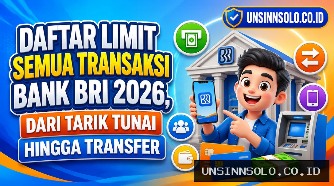 Daftar Limit Semua Transaksi Bank BRI 2026, dari Tarik Tunai hingga Transfer