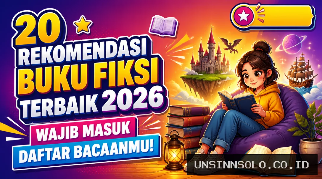 20 Rekomendasi Buku Fiksi Terbaik 2026, Wajib Masuk Daftar Bacaanmu!