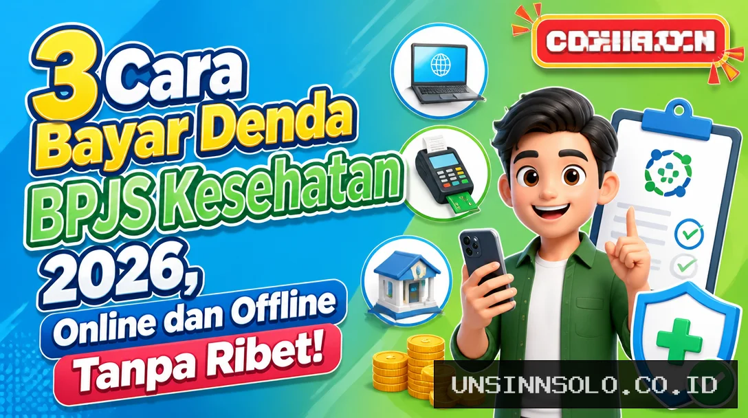 3 Cara Bayar Denda BPJS Kesehatan 2026, Online dan Offline Tanpa Ribet!