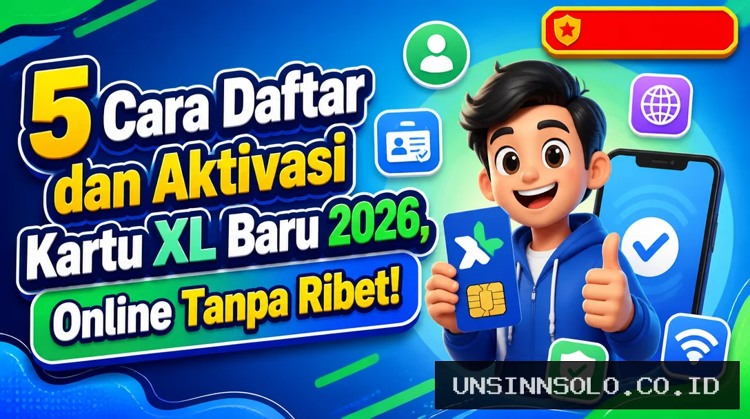 5 Cara Daftar dan Aktivasi Kartu XL Baru 2026, Online Tanpa Ribet!