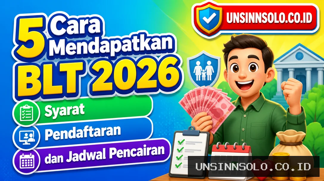 5 Cara Mendapatkan BLT 2026, Syarat, Pendaftaran, dan Jadwal Pencairan