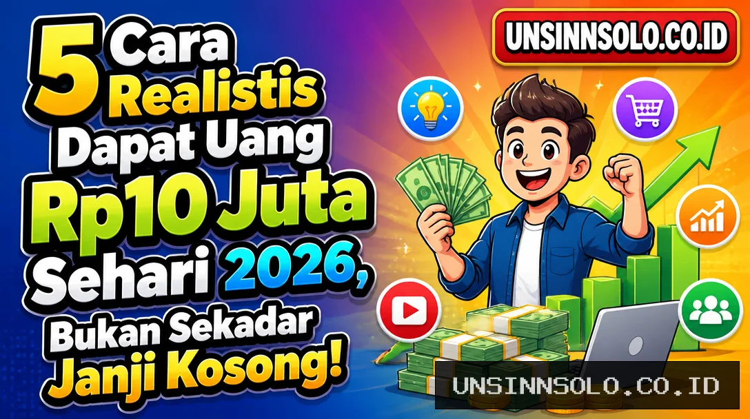 5 Cara Realistis Dapat Uang Rp10 Juta Sehari 2026, Bukan Sekadar Janji Kosong!