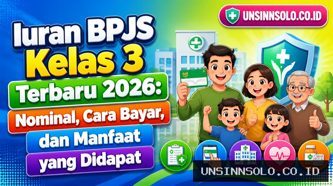 Iuran BPJS Kelas 3 Terbaru 2026: Nominal, Cara Bayar, dan Manfaat yang Didapat