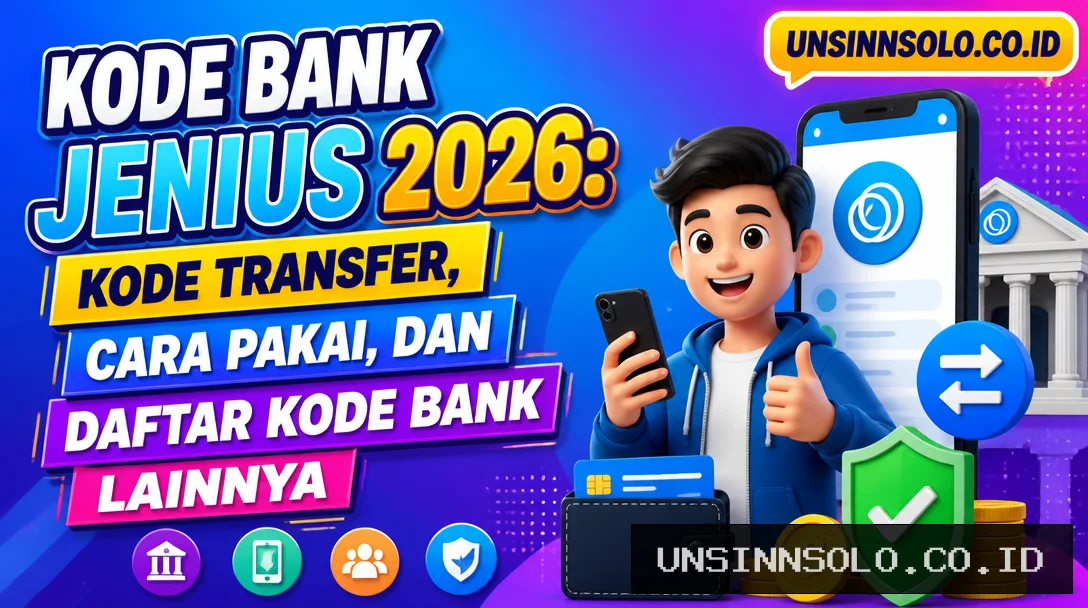 Kode Bank JENIUS 2026: Kode Transfer, Cara Pakai, dan Daftar Kode Bank Lainnya