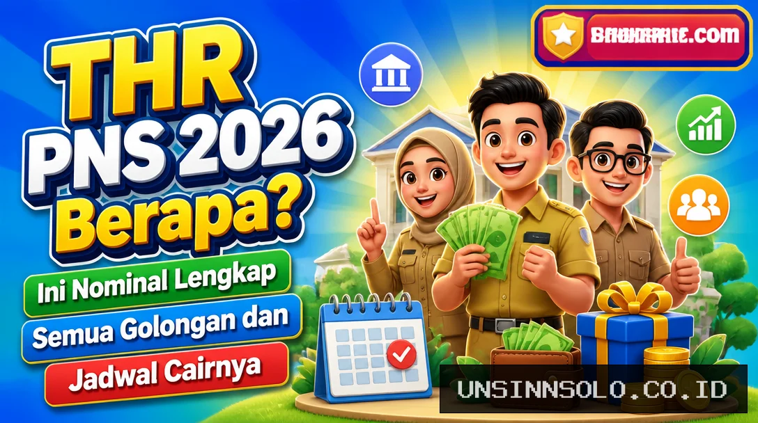 THR PNS 2026 Berapa? Ini Nominal Lengkap Semua Golongan dan Jadwal Cairnya
